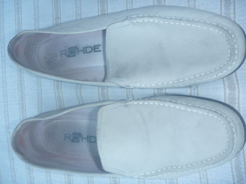 Schuhe Rohde Wildleder beige-grau Gr. 6 1/2 - sehr guter Zustand! in Stadtbergen