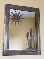 Spiegel 60x80 cm "Mexico" Kaktus Sonne Metall Brandenburg - Oberkrämer Vorschau