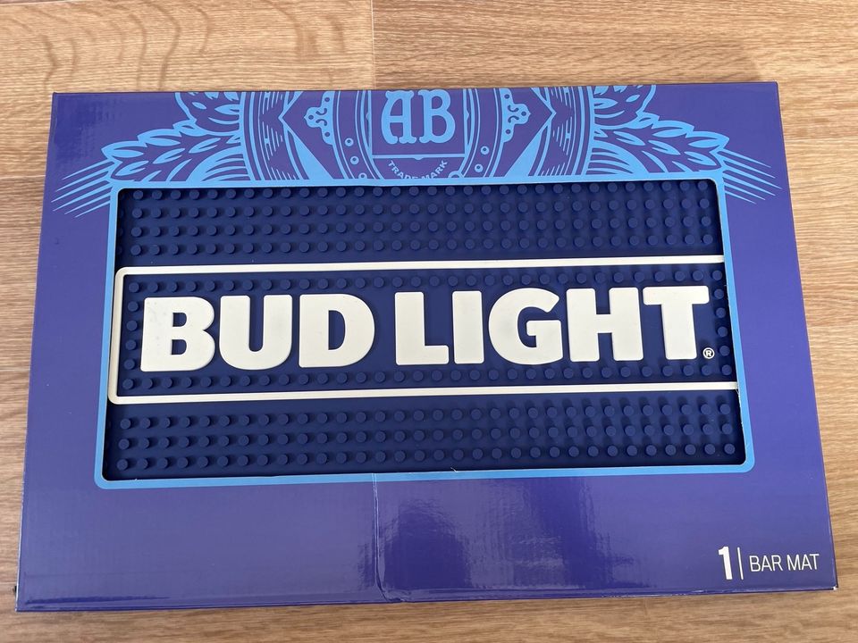 Barmatte BUD LIGHT aus den USA NEU Bar mat in Tirschenreuth