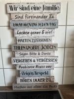 Deco Schild "Wir sind eine Familie" neu Schleswig-Holstein - Neumünster Vorschau