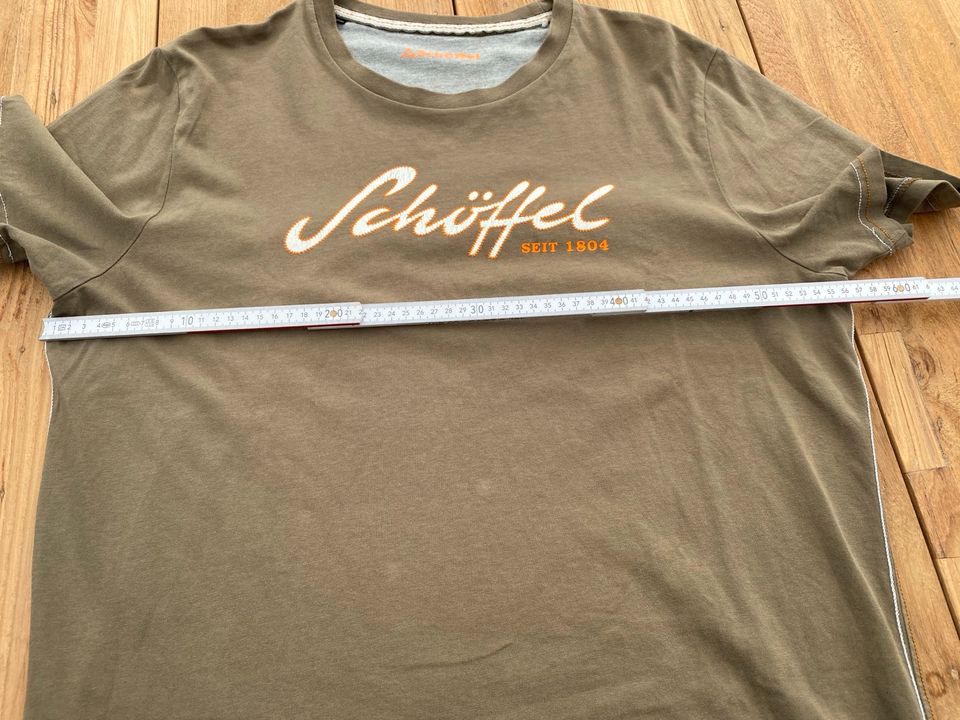 Schöffel Shirt Gr.XL olivegrün orange Outdoor Freizeit Wandern in Düsseldorf