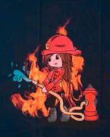 Jersey Panel Feuerwehrfrau Stoff und Liebe, mamasl Fuchsfamilie?? Bayern - Ebern Vorschau