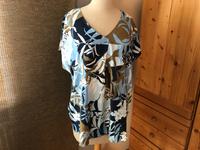 Gerry Weber Collektion Kurzarm Bluse Tunika blau gemustert 40 / L Bayern - Hunderdorf Vorschau