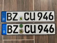 2 KFZ Nummernschilder Landkreis Bautzen, Abmeldung ist erfolgt Sachsen - Pulsnitz Vorschau