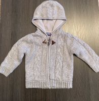 Gefütterte Strickjacke mit Kapuze Gr.74/80 Eimsbüttel - Hamburg Niendorf Vorschau