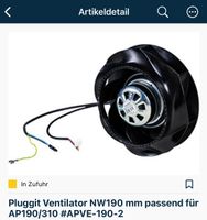 Pluggit Ventilator NW190 mm Kreis Pinneberg - Halstenbek Vorschau