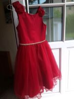 Mädchenkleid in rot, Größe 128 Nordrhein-Westfalen - Minden Vorschau