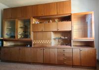 Schrank Vitrine Holz Furnier alt DDR Schrankwand Sammlervitrine Sachsen - Pockau Vorschau