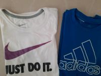 2 T Shirts Nike/Adidas in Größe S Bayern - Nördlingen Vorschau