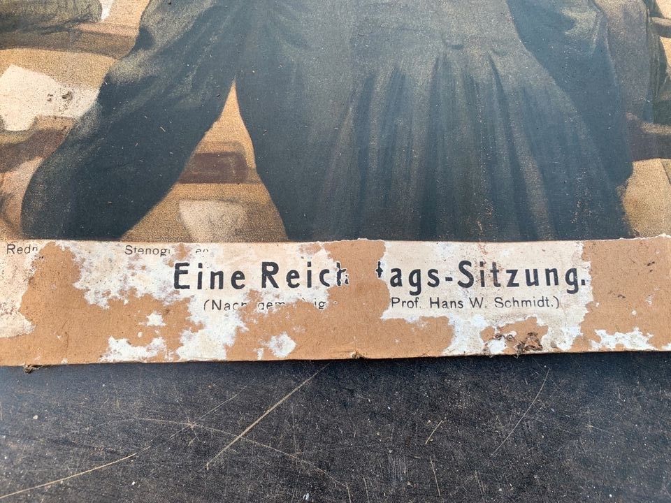 Wandbilder zur Bürgerkunde von P. Zinke Eine Reichstags -Sitzung in Neuenhaus