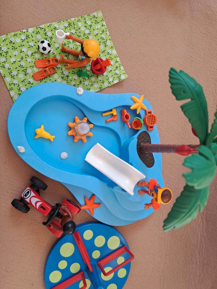 Playmobil Pool Sommer Sonne vollst.  2 + schöne  Zugaben in Nieder-Olm