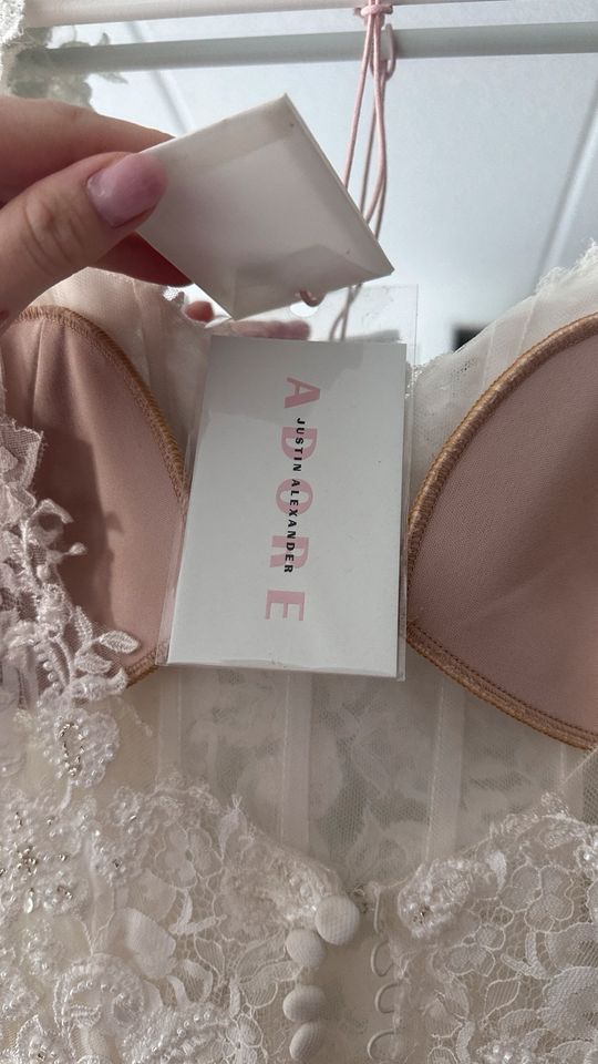 Justine Alexander Brautkleid Hochzeitskleid Boho Beinschlitz 38 in Essen