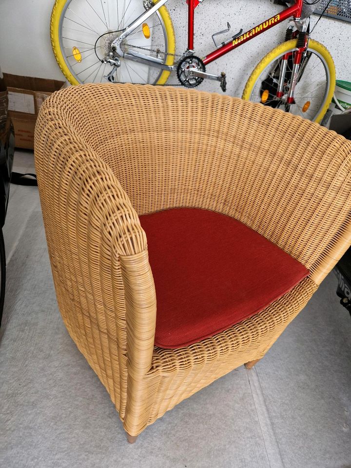 Rattan Korb Sessel sehr schön wie neu in Bopfingen