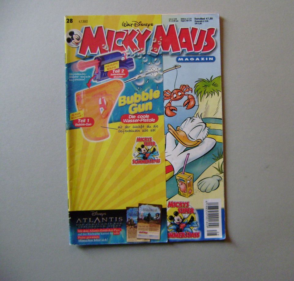 Micky Maus Magazin 8 Hefte - 2002 - 2003 - 2004 - Walt Disney in Hamburg