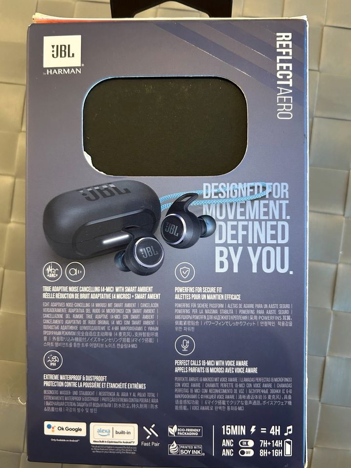 JBL Reflect Aero In-Ear Kopfhörer - blau in Kreis Pinneberg - Halstenbek |  Lautsprecher & Kopfhörer gebraucht kaufen | eBay Kleinanzeigen ist jetzt  Kleinanzeigen