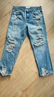 Bershka Loose Fit Jeans Hose, blau, used, Gr. 44 (W34), neuw. Kr. Dachau - Dachau Vorschau
