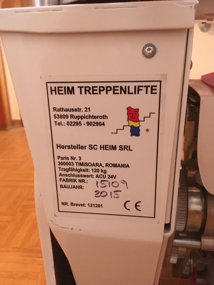 Treppenlift, Seniorenlift, Kurvenlift, Treppenaufzug in Trier