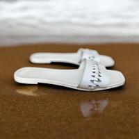 Zara Pantolette Damen Sandalen Flecht Sommer Schuh offen Leder 40 Niedersachsen - Heidenau Vorschau
