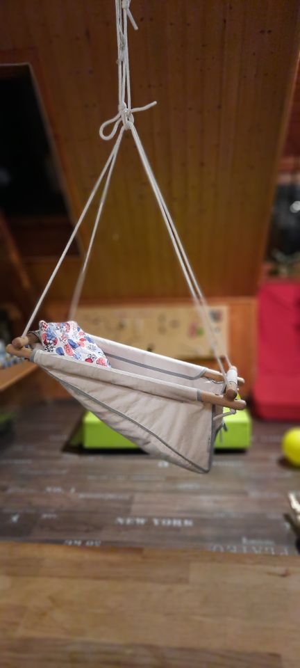 Federwiege - Petite planète Babyhängestuhl Zebul'Hamac Hängebett in Lotte