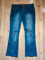 eleven jeans mit Perlenstickerei 44/46 W34, 5%Spandex Damenhose Nordrhein-Westfalen - Wetter (Ruhr) Vorschau