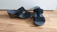 Tamaris Wedges Keilabsatz Pantoletten 38 Weite H Leder schwarz Bayern - Fürth Vorschau