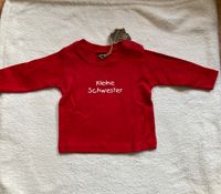 Langarmshirt kleine Schwester 3-6 Monate rot Thüringen - Bad Blankenburg Vorschau