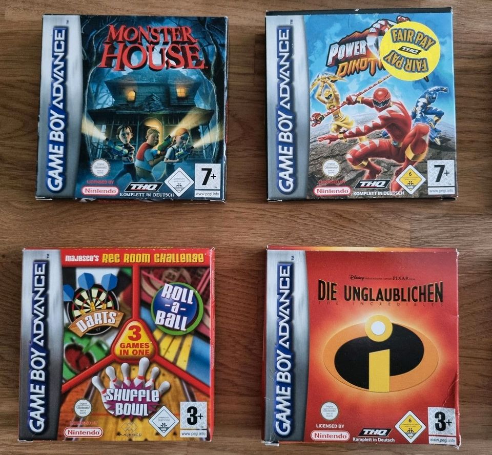 10 GBA Gameboy Advance Spiele in OVP inkl. Anleitung je 20€ in Wesseling