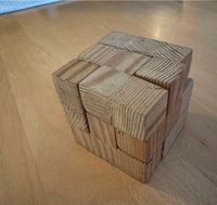 Puzzle Würfel Knobelspiel aus Holz Nordrhein-Westfalen - Bocholt Vorschau