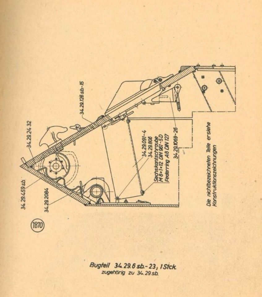 Ersatzteilkatalog Teil II Panzer T-34 SU-85 SU-100 NVA DV SFL T34 in Wildau