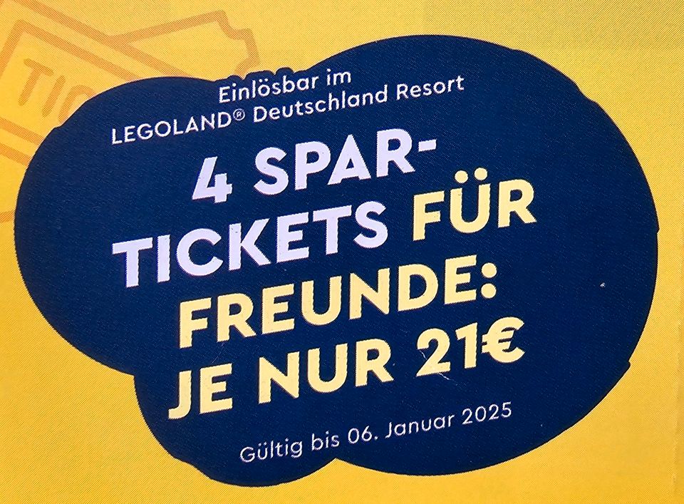 LEGOLAND Gutscheine / Spartickets in Gerstetten