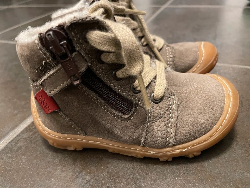 Pepino Winter Lauflernschuhe mit Lammfellfutter in Größe 21 in Wuppertal