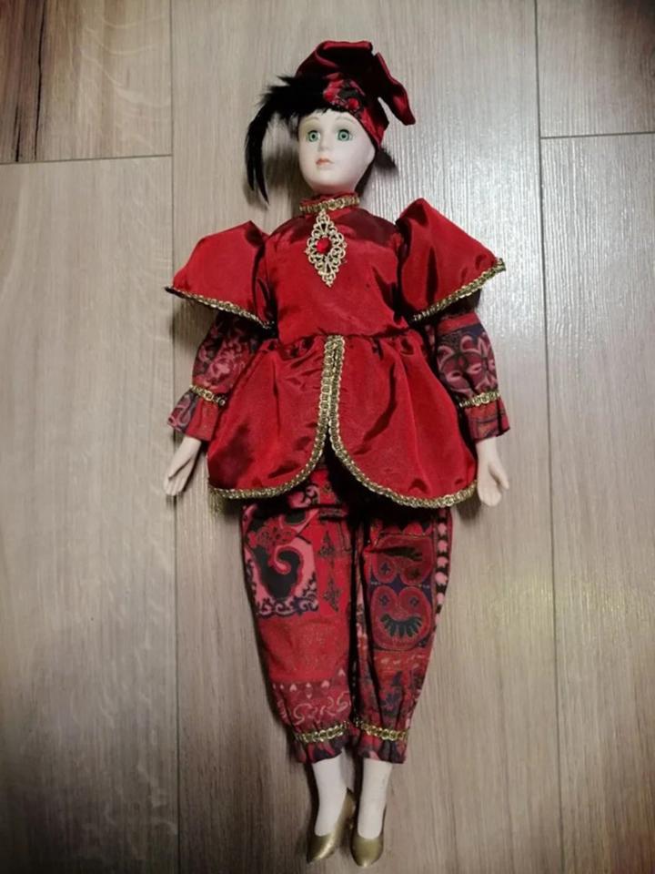 Vintage venezianische Porzellanpuppe für Sammler Höhe: 46 cm in Berlin