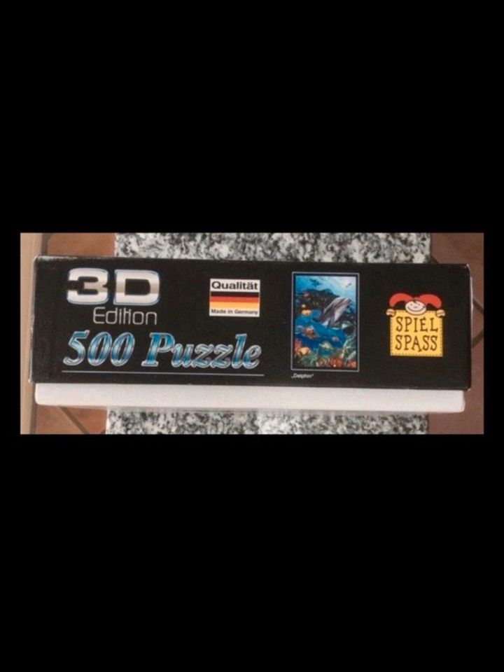 3D Puzzle Meer, Delfin, Schildkröte, 500 Teile, neuwertig in Ellerbek