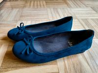 Mädchen Ballerinas von Jana, dunkelblau Wildleder Gr. 37 Top Wandsbek - Hamburg Volksdorf Vorschau