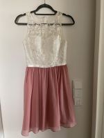 Cocktailkleid Weiß Altrosa Gr. 34 Sachsen - Bad Lausick Vorschau