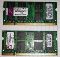 2x Kingston 1GB RAM DDR2 SO-DIMM (KVR533D2S4/1G) Schleswig-Holstein - Neversdorf Vorschau