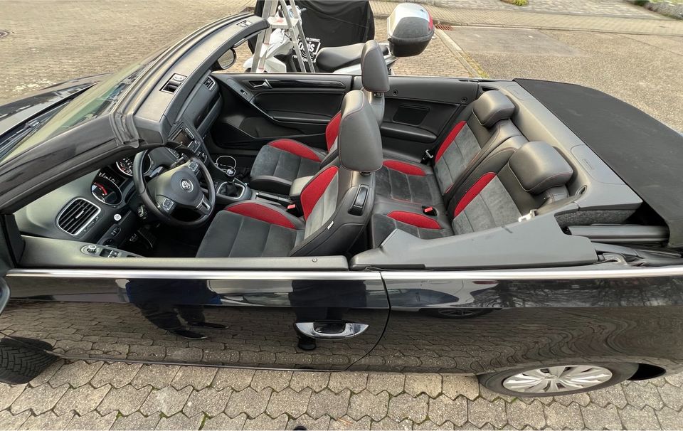 VW Golf 6 Cabrio 1.2 BMT NEUES DACH! in Bruchsal