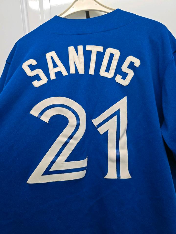 jersey Toronto Blue Jays 2012 Santos MLB Majestic Player Issue in Potsdam