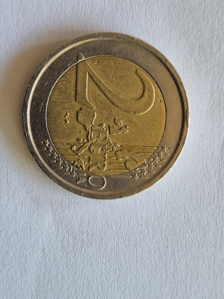 2 Euro Münze in Rhauderfehn