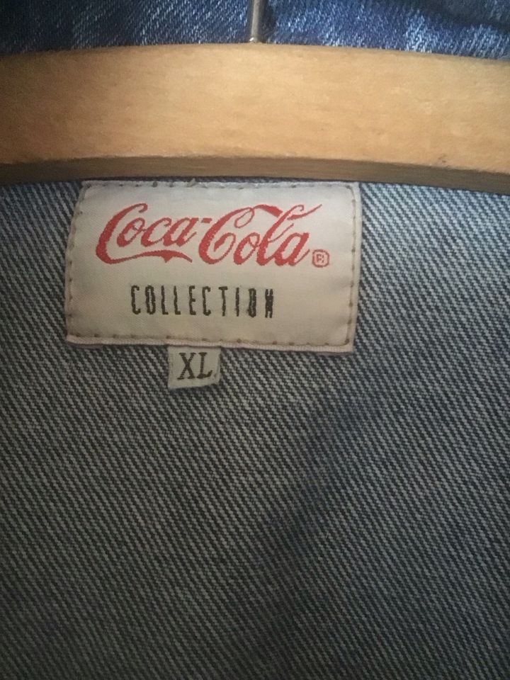 Retro Jeans Jacke Coca Cola 1995 Gr XL in Hilden