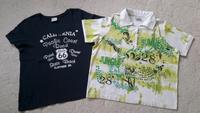 2 x T-Shirt Gr. 44/46 Farbe dunkelblau und weiß-apfelgrün Baden-Württemberg - Laupheim Vorschau