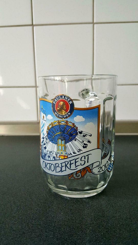 Paulaner München Oktoberfest Maßkrug, Bierkrug, Krug, Glas 0.5ml in Lübeck