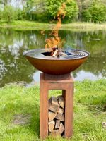 Feuerschalen Grill | Brennbar Plancha | Gartenküche mit Grillring Bayern - Unterthingau Vorschau