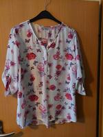 Bexley Bluse, weiss m. Blumen, gr. 46, 3/4 Arm Bayern - Obermichelbach Vorschau