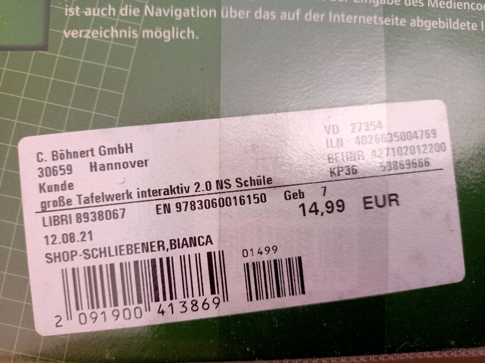 Das große Tafelwerk interaktiv 2.0 Formelsammlung für Niedersachs in Hannover