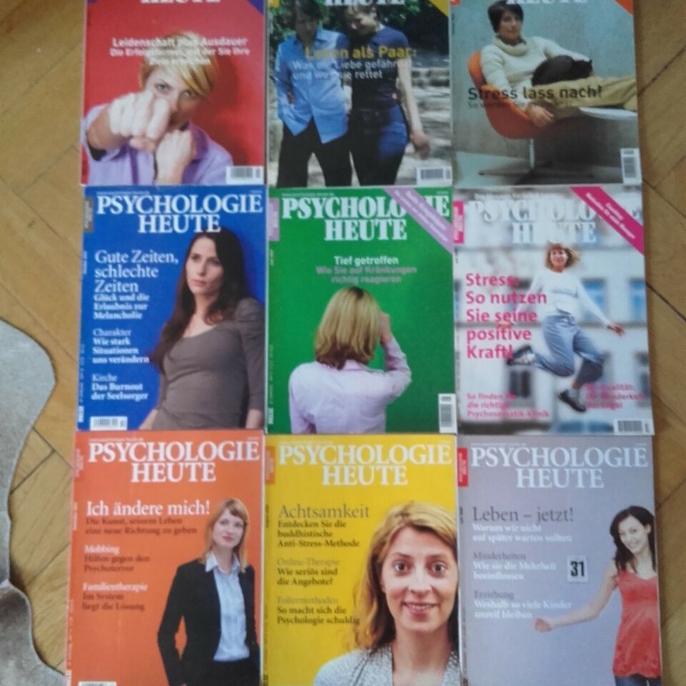 PSYCHOLOGIE HEUTE = 88 Magazine von 1998 - 2016 in München