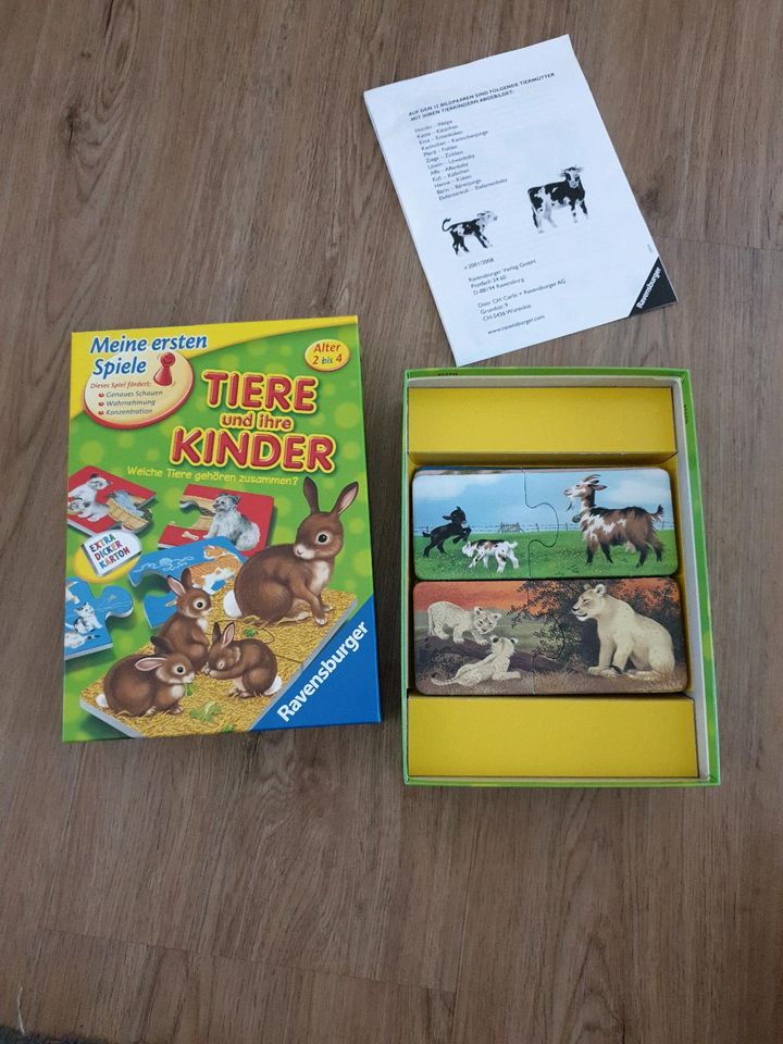 Tiere und ihre Kinder Ravensburger neuwertig in Ostrach