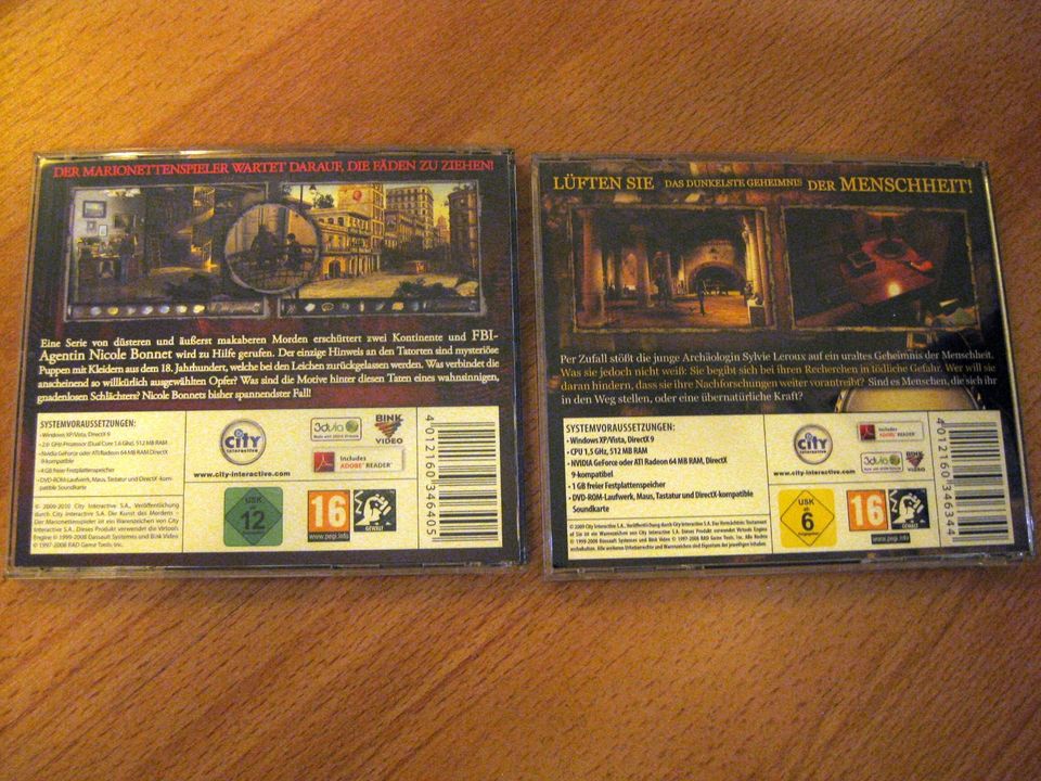 ein Paket CD/DVDs PC-Spiele Wimmelbild Suchbild Adventures in Treuen