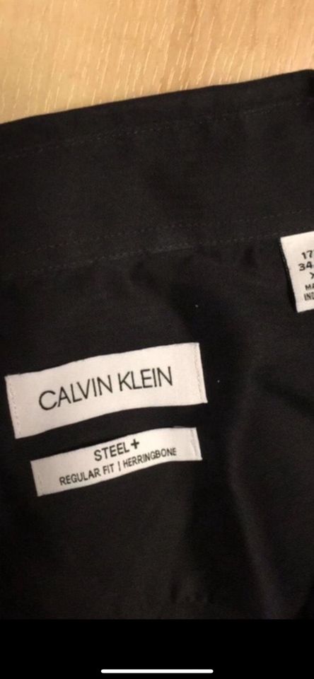 Calvin Klein Herren Langarmhemd Gr: XL in München