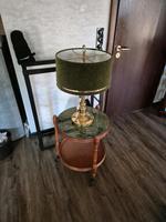 Tischleuchte Lampe Grün Gold Samt 3 Flammig E27 Fassung Groß Deko Niedersachsen - Bawinkel Vorschau